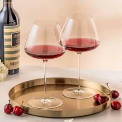 Set de 2 copas de cristal soplado Sapientia Luigi Bormioli