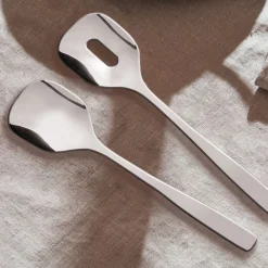 Set de 2 cubiertos para ensalada de acero inoxidable KFS Alessi