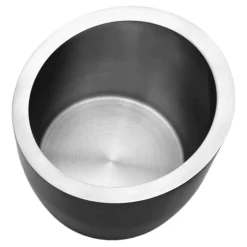 Set de cubitera de acero inoxidable de doble pared y pinzas Leopold Vienna