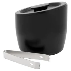 Set de cubitera de acero inoxidable de doble pared y pinzas Leopold Vienna