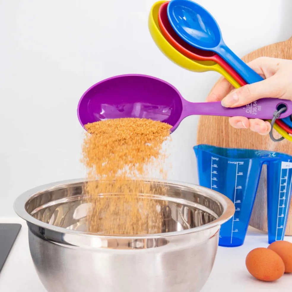 Set de 4 cucharas medidoras ColourWorks KitchenCraft