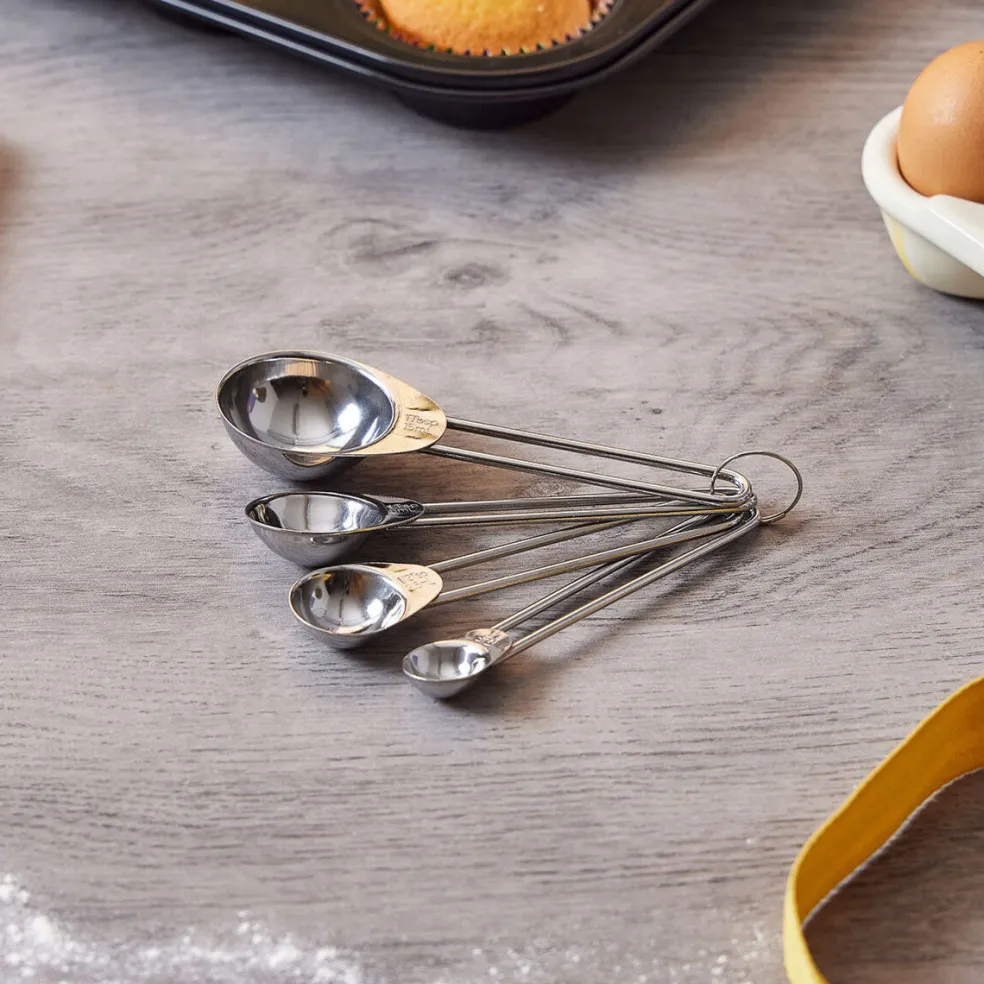 Set de 4 cucharas medidoras inox Mason Cash