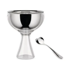 Set de 4 cucharas para helado Big Love Alessi