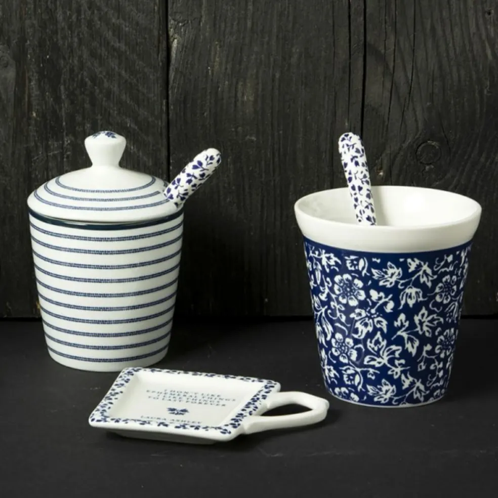 Set de 4 cucharillas Floris Laura Ashley