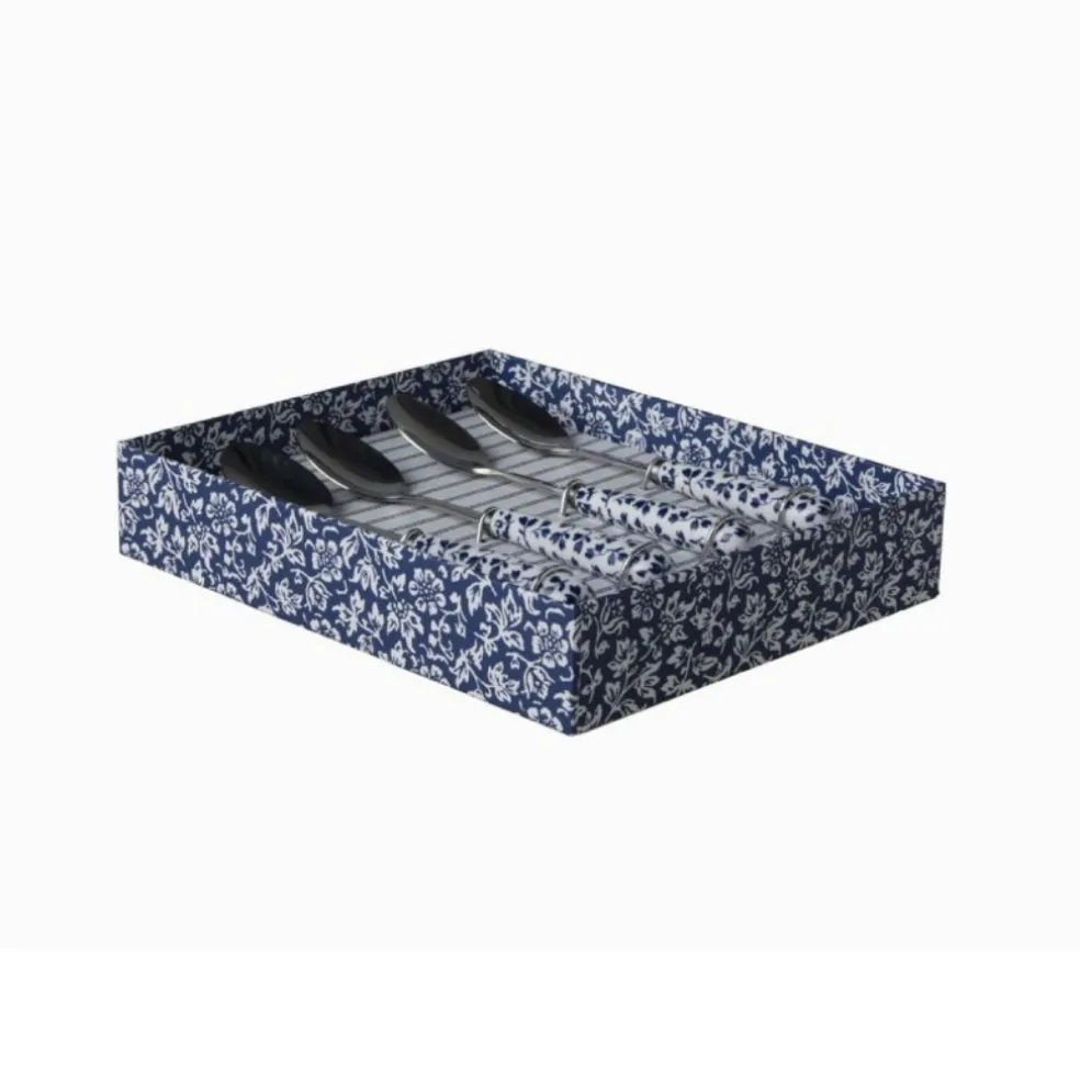 Set de 4 cucharillas Floris Laura Ashley