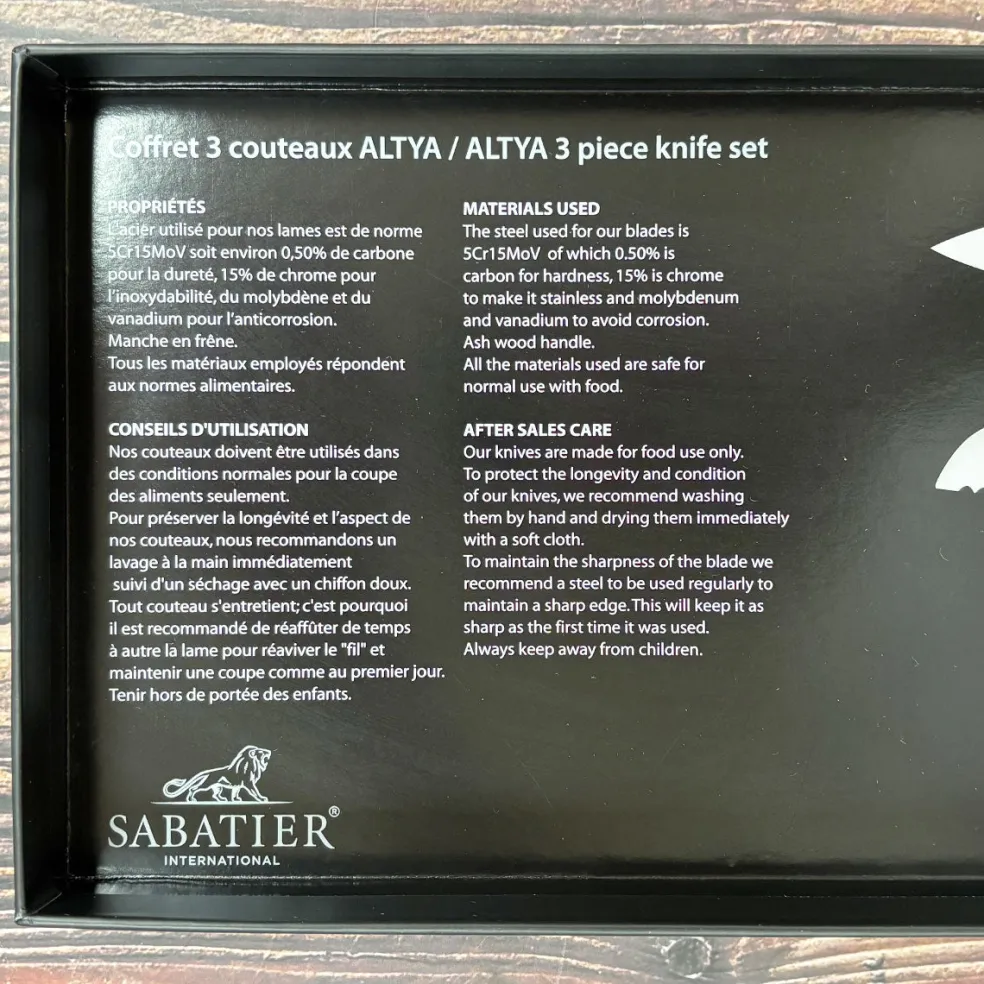Set de 3 cuchillos Altya Sabatier®