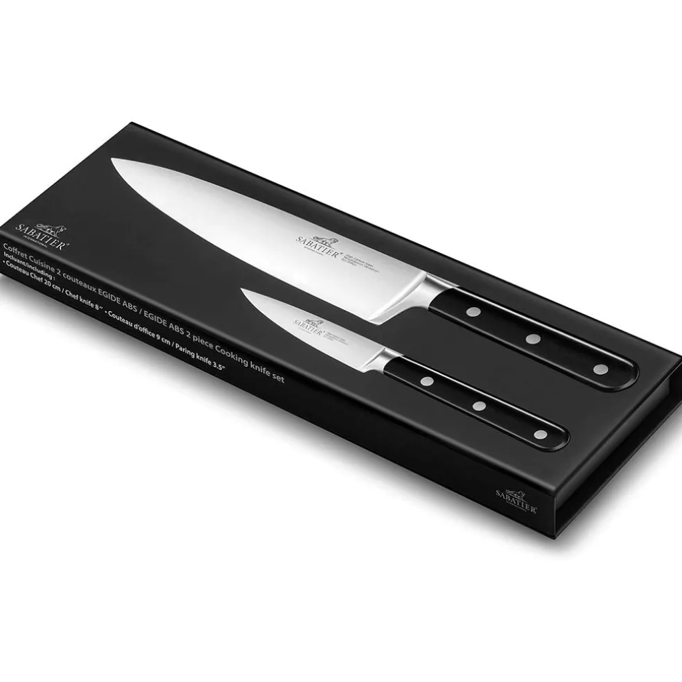 Set de 2 cuchillos con pelador y cocinero Egide Sabatier®