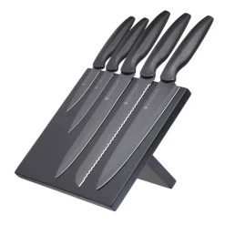 Set de 5 cuchillos con soporte imantado Agudo MasterClass KitchenCraft