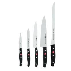 Set de 5 cuchillos de cocina con soporte de madera Twin Pollux Zwilling