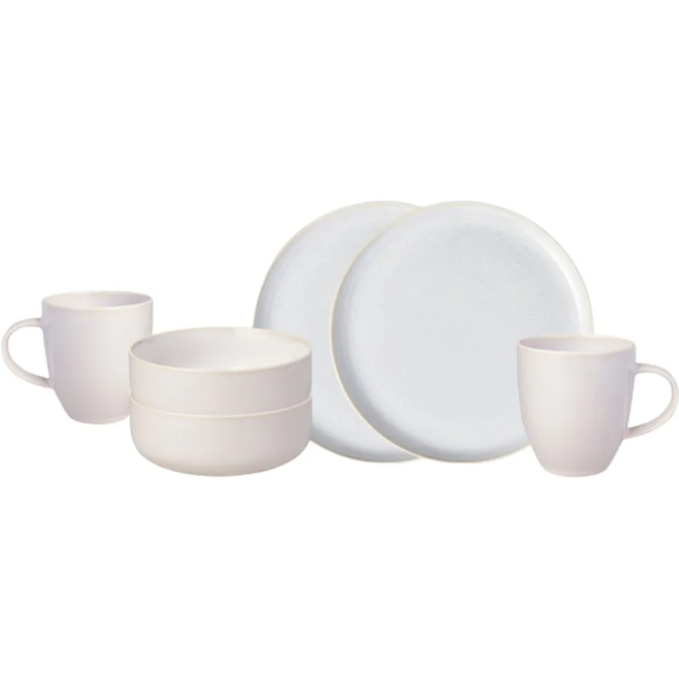 Set de desayuno de 6 piezas de porcelana Crafted Cotton Villeroy & Boch