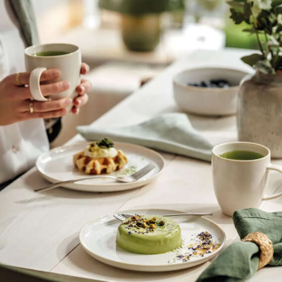 Set de desayuno de 6 piezas de porcelana Crafted Cotton Villeroy & Boch