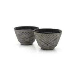 Set de dos tazas sin asa de hierro fundido Jang Bredemeijer
