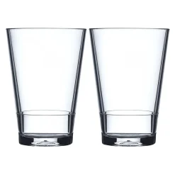 Set de dos vasos de metacrilato Flow de Mepal