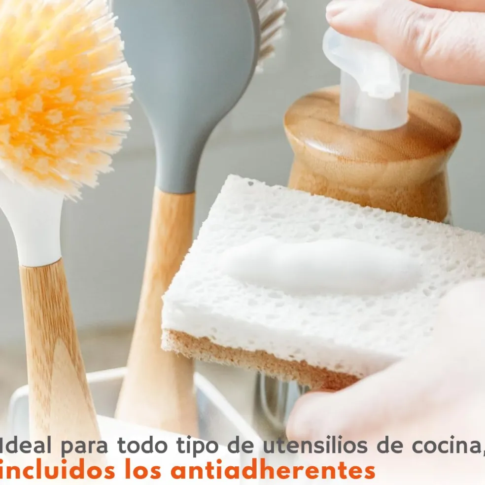 Set de 2 esponjas de cáscara de nuez sin arañazos In a Nutshell Full Circle