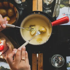 Set de Fondue Savoyarde y Bourguignon Le Creuset
