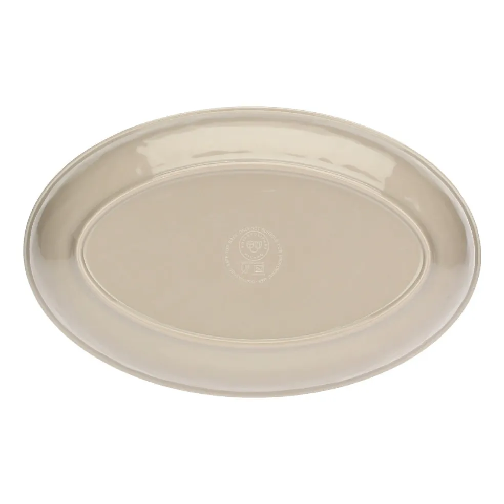 Set de 2 fuentes ovaladas de melamina Sea Life Rose & Tulipani