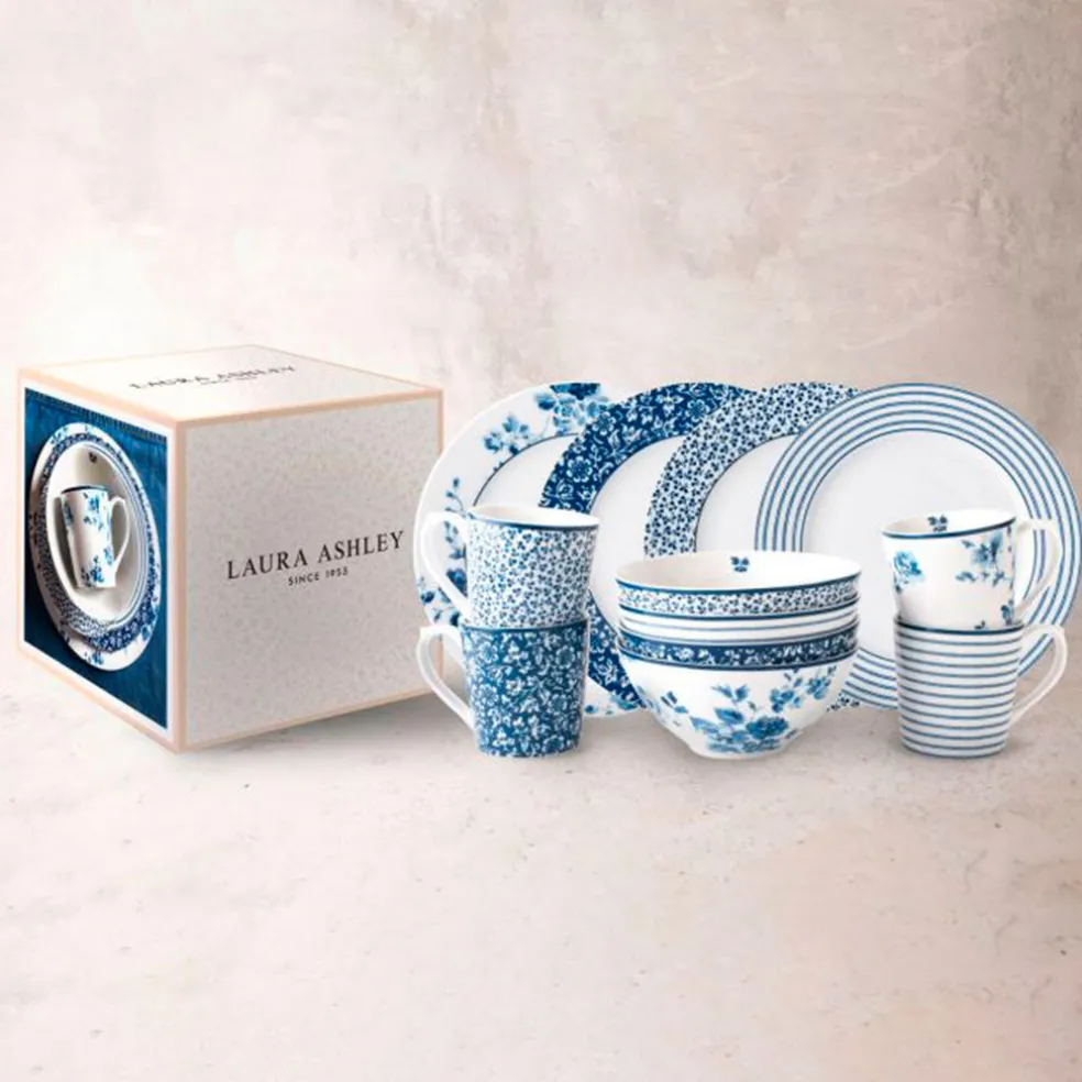 Set de mesa 12 piezas Breakfast de Laura Ashley