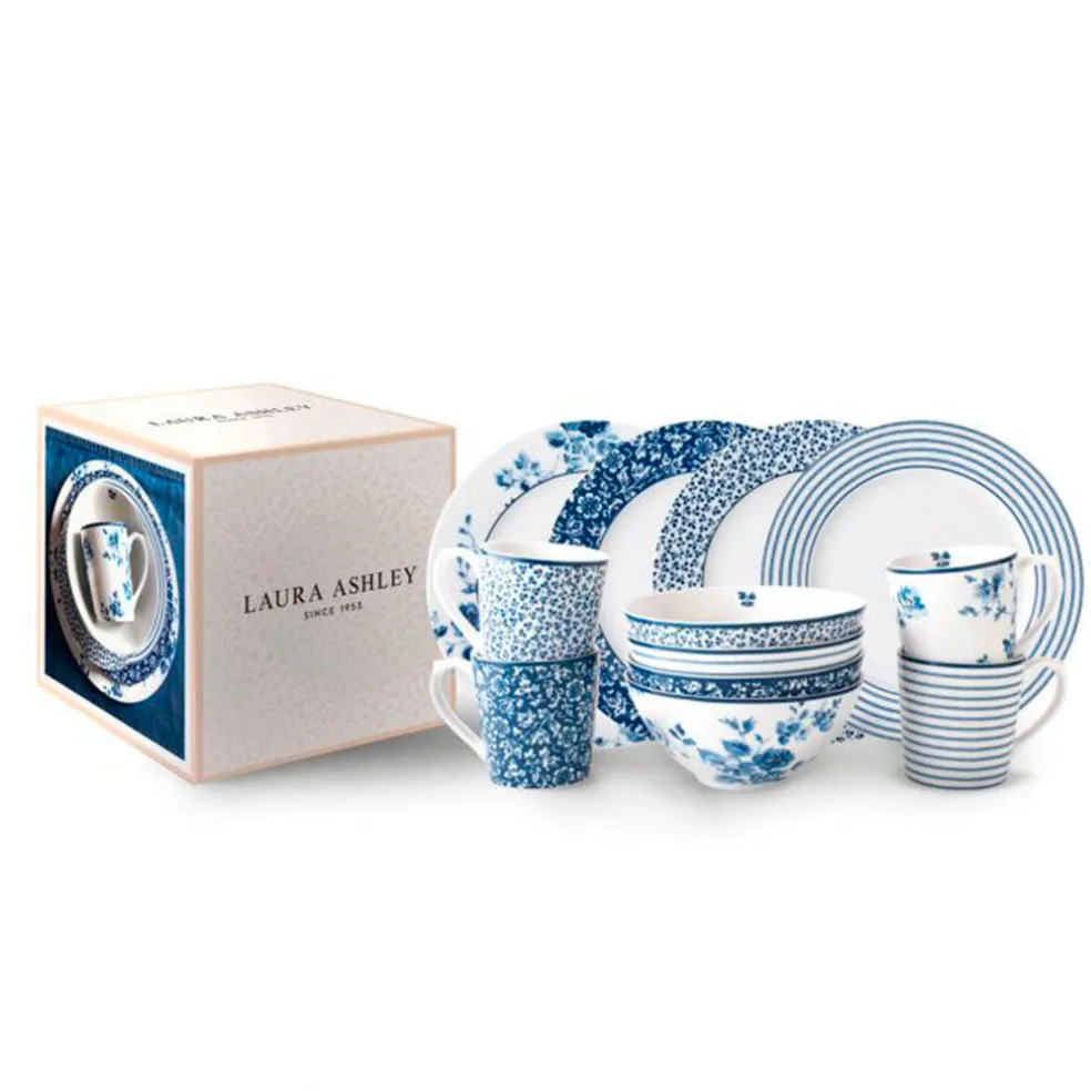 Set de mesa 12 piezas Breakfast de Laura Ashley