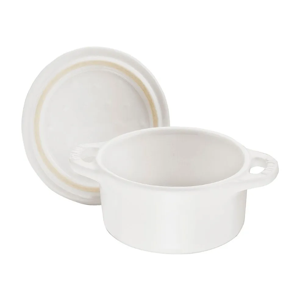 Set de 4 mini cocottes cerámicas Staub