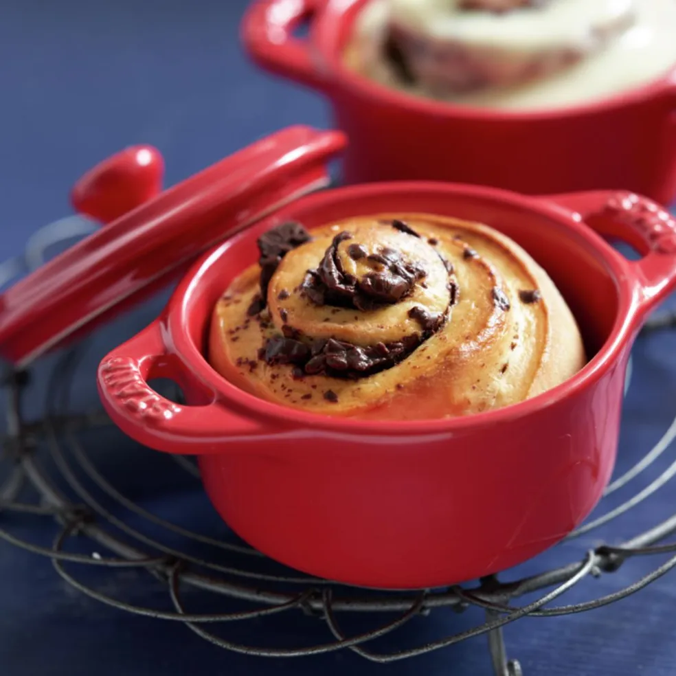 Set de 4 mini cocottes cerámicas Staub