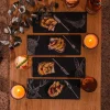 Set de 4 mini tablas de pizarra y 4 cuchillos para queso Selbrae