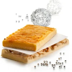 Set de 2 moldes para hacer turrón liso y rombos Ibili