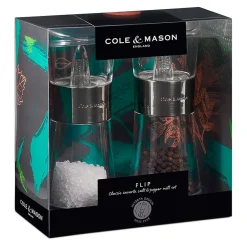 Set de 2 molinillos de sal y pimienta Flip Inverta Cole&Mason