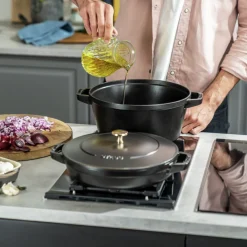 Set de 3 piezas de hierro fundido apilables Staub
