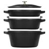 Set de 4 piezas de hierro fundido apilables Staub