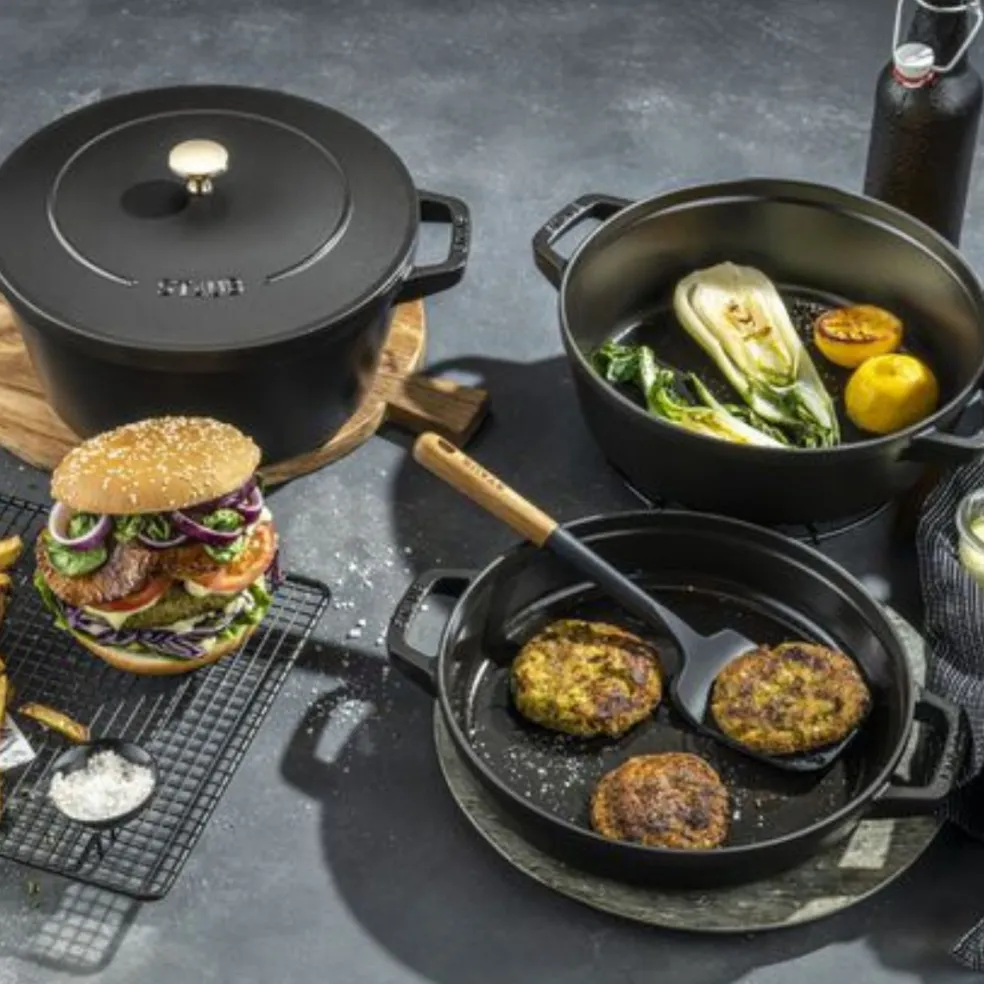 Set de 4 piezas de hierro fundido apilables Staub