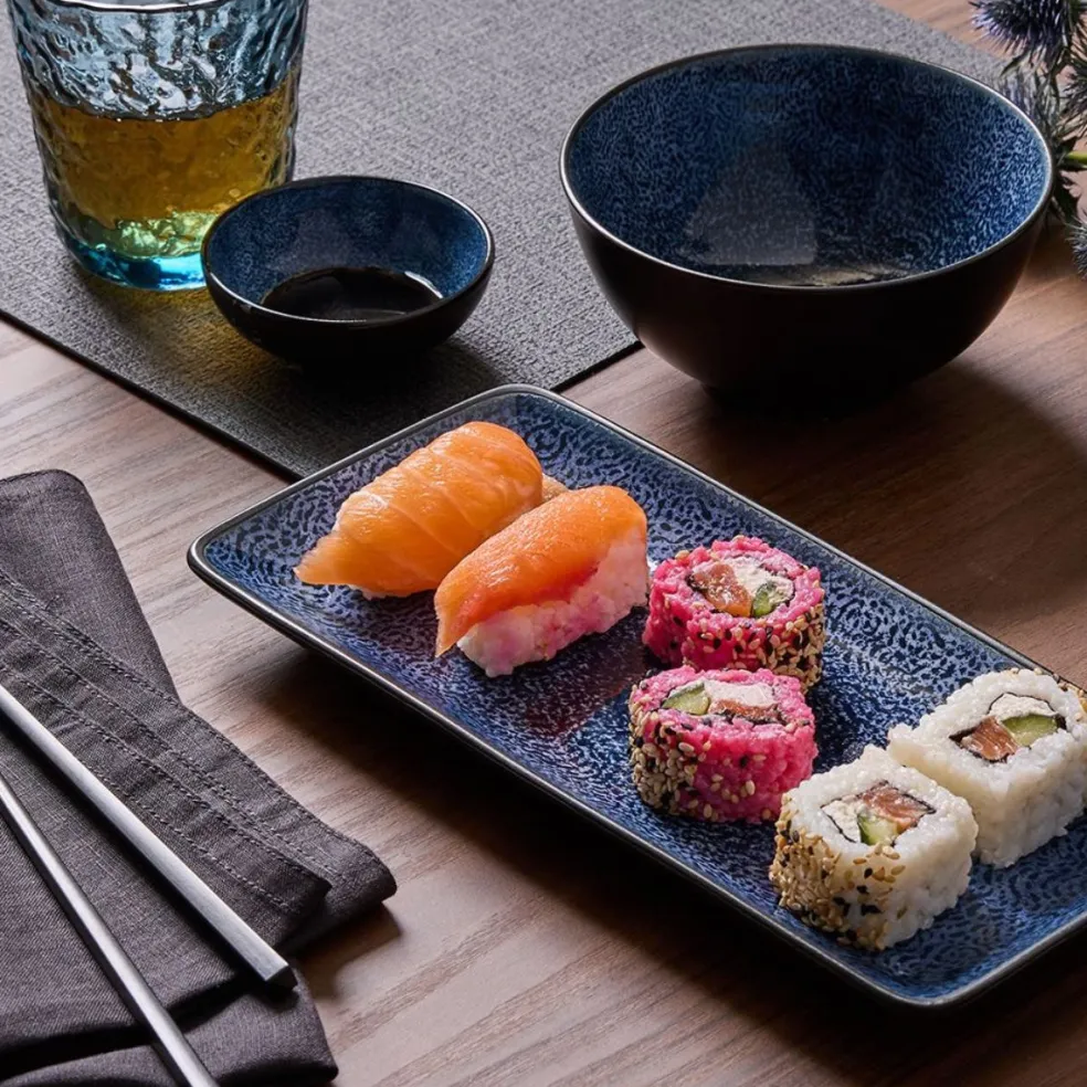 Set de 8 piezas de porcelana para Sushi Tognana