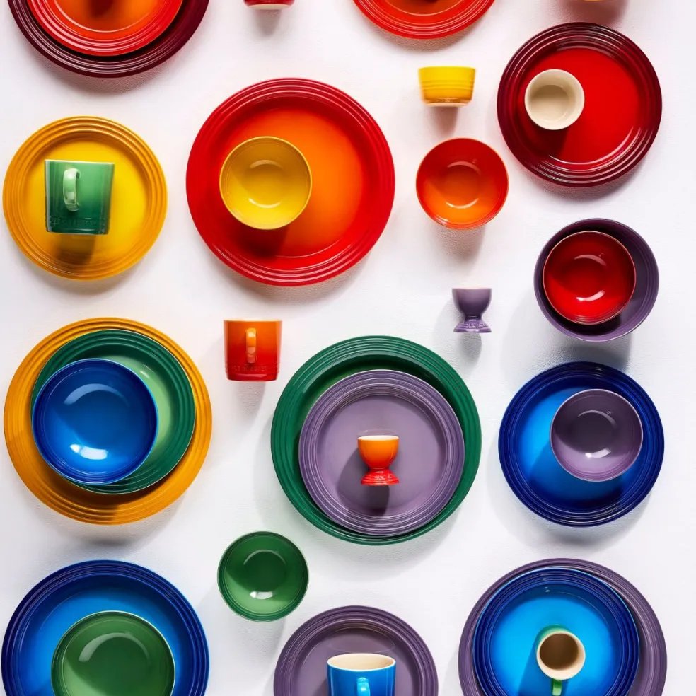 Set de 6 platos cerámicos 27cm Arcoiris Le Creuset