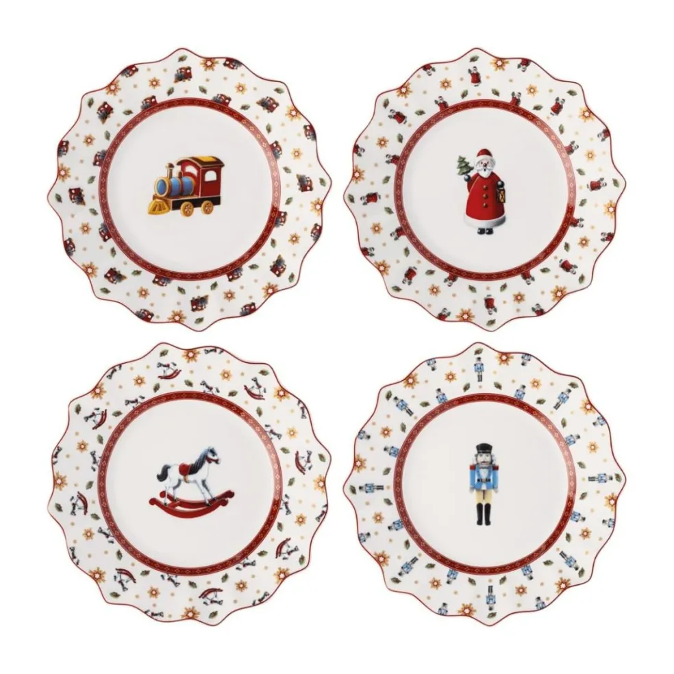 Set de 4 platos de porcelana Toy's Delight Villeroy & Boch