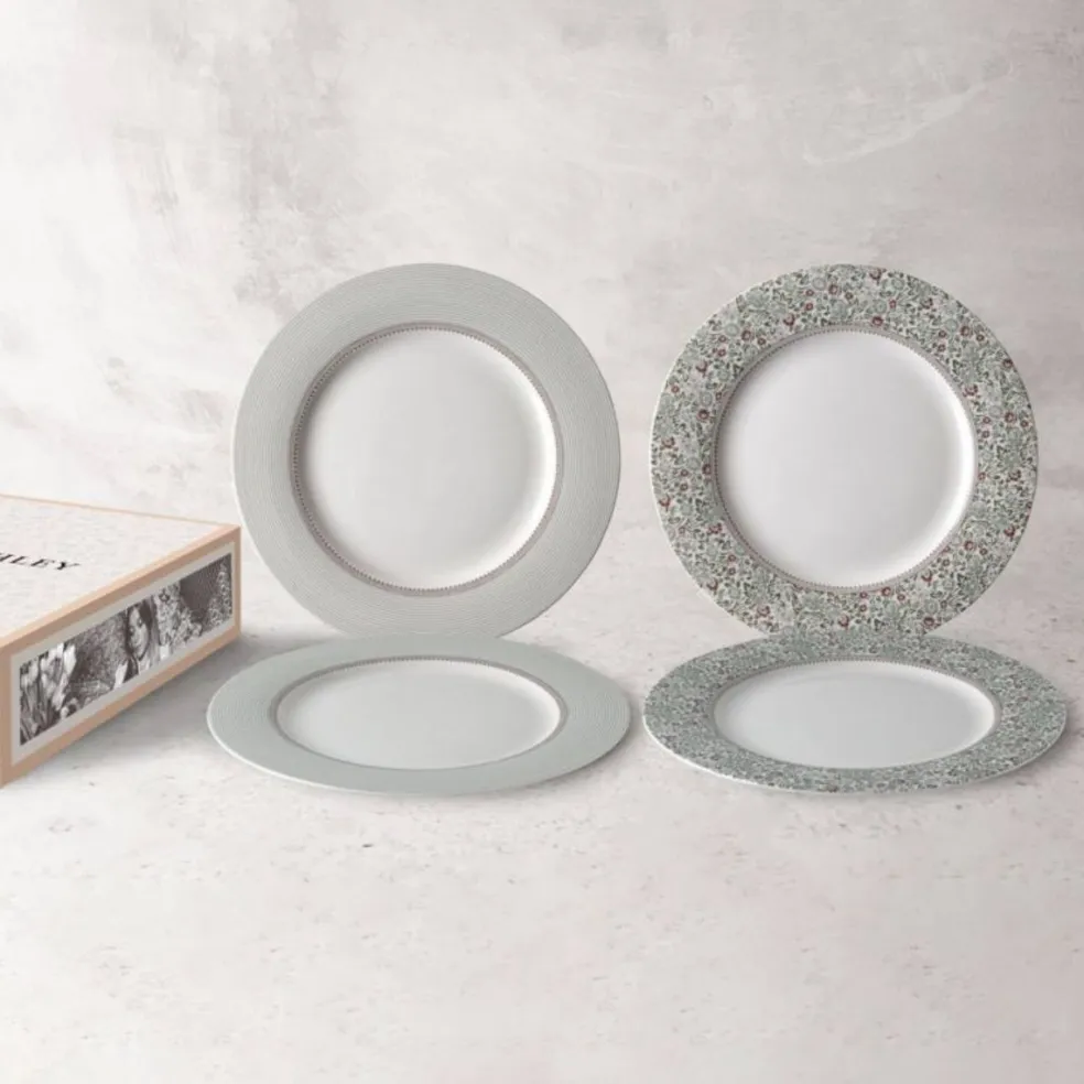 Set de platos de porcelana Wild Clematis Laura Ashley