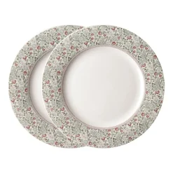 Set de platos de porcelana Wild Clematis Laura Ashley