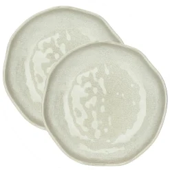 Set de 2 platos hondos de melamina Atmosfera Tortora Rose & Tulipani