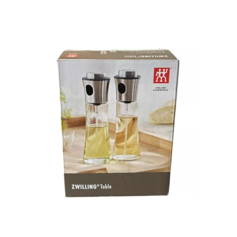 Set de 2 pulverizadores de aceite y vinagre de cristal Hana Zwilling