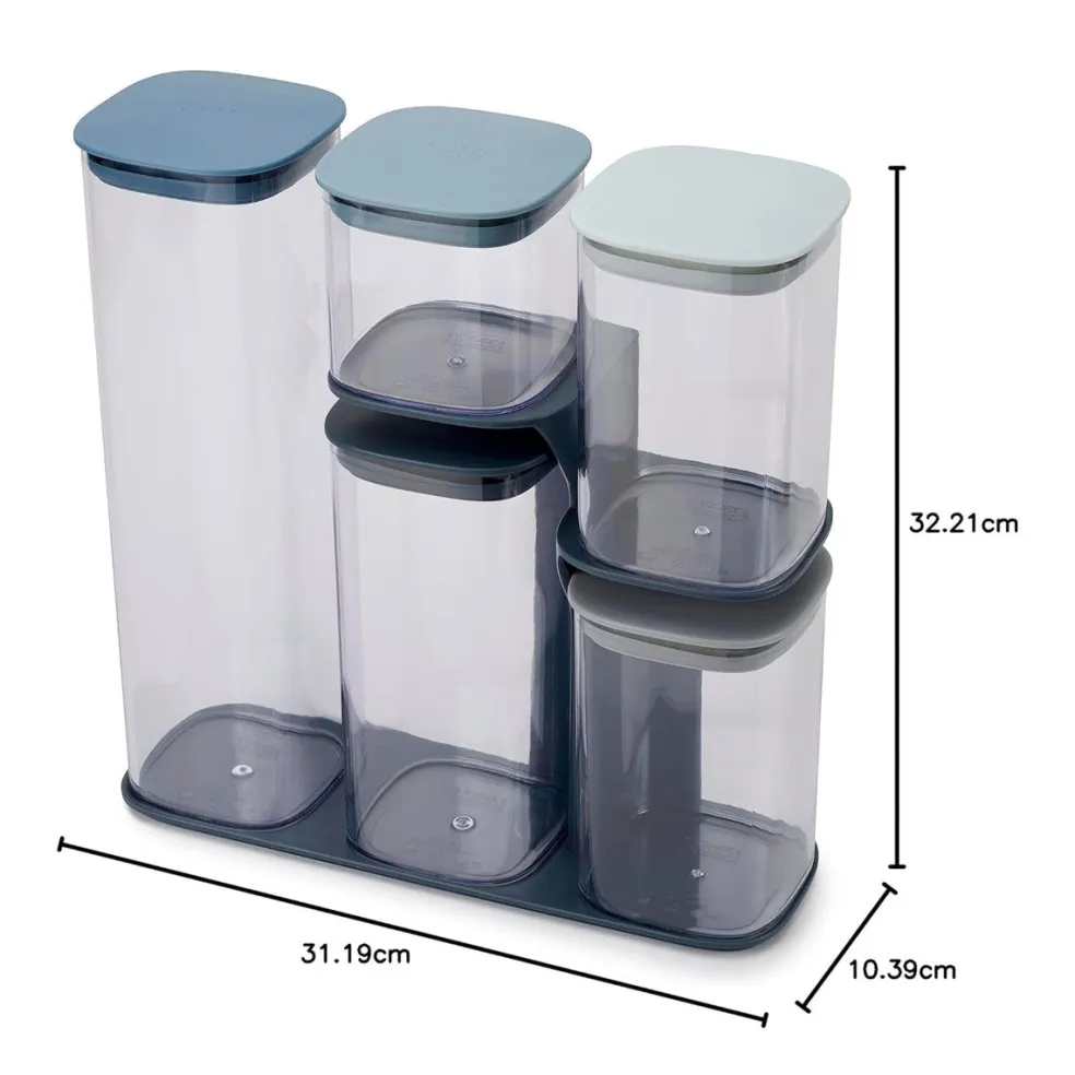 Set de 5 recipientes de cocina Podium Joseph Joseph