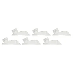 Set de 6 reposa cuchillos de porcelana Fattoria La Porcellana Bianca