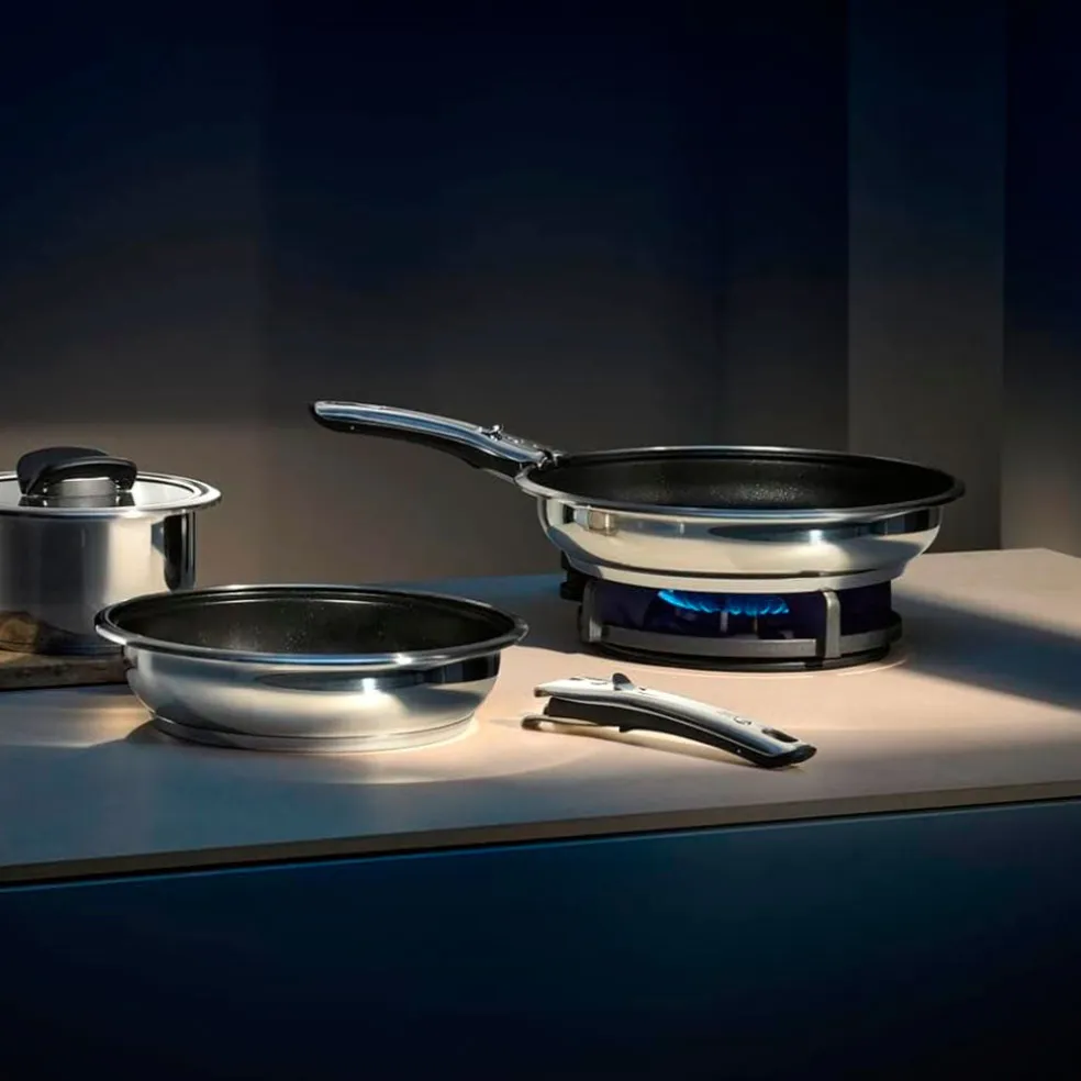 Set de 2 sartenes antiadherentes Permadur Click & Serve WMF