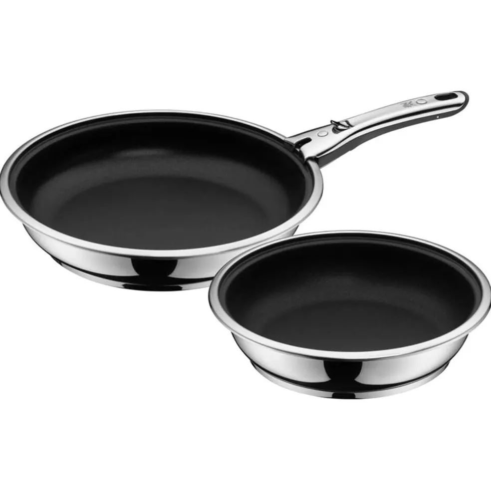 Set de 2 sartenes antiadherentes Permadur Click & Serve WMF