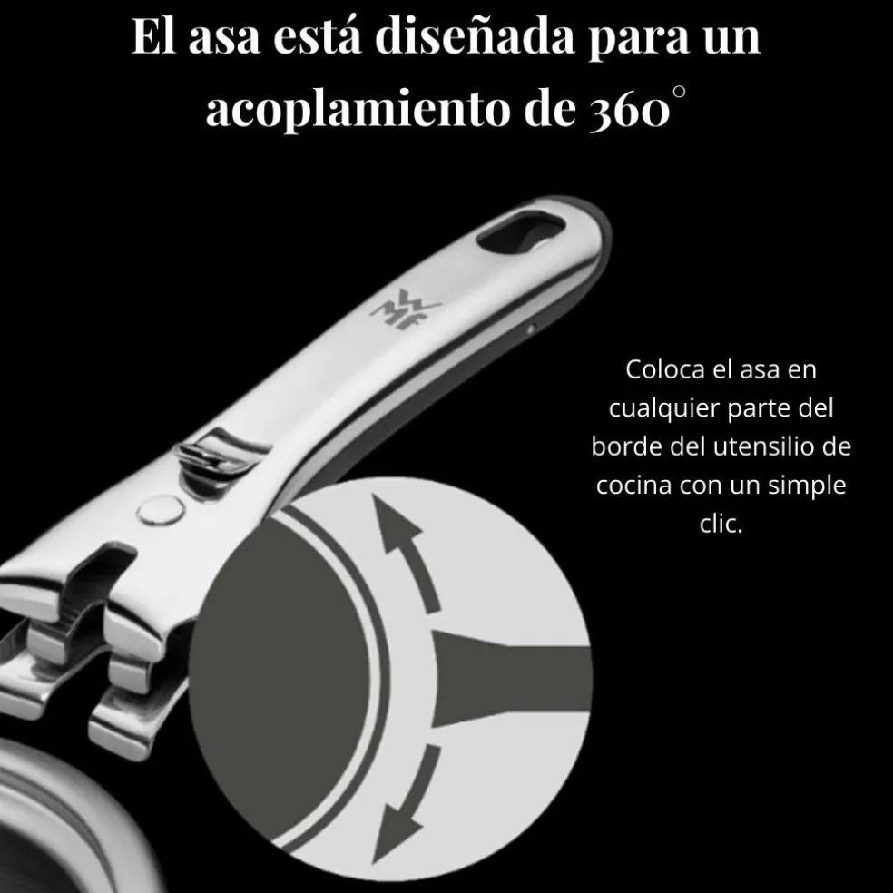 Set de 2 sartenes antiadherentes Permadur Click & Serve WMF