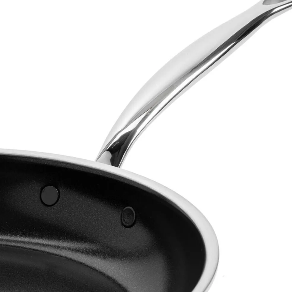 Set de 2 sartenes cerámicas con exterior de acero inoxidable Geneva GreenPan
