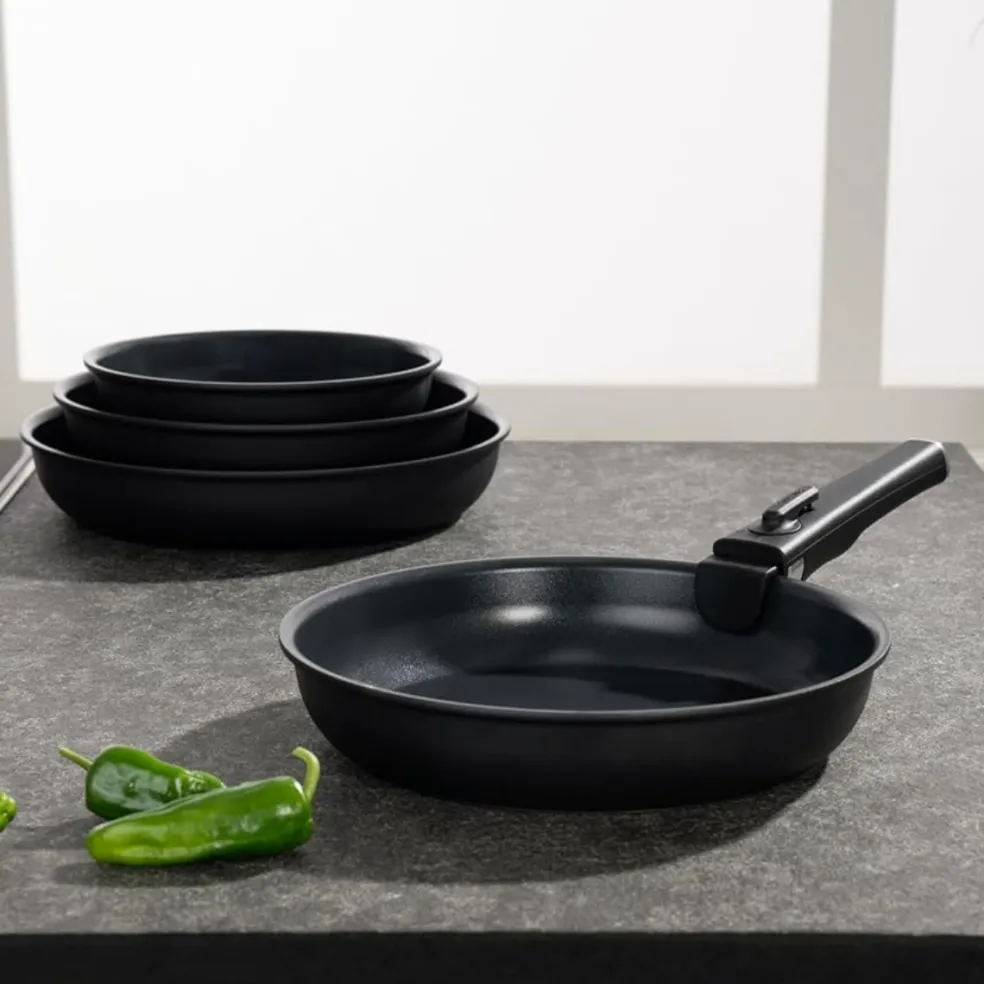 Set de 3 sartenes cerámicas con mango desmontable Unlock Zwilling