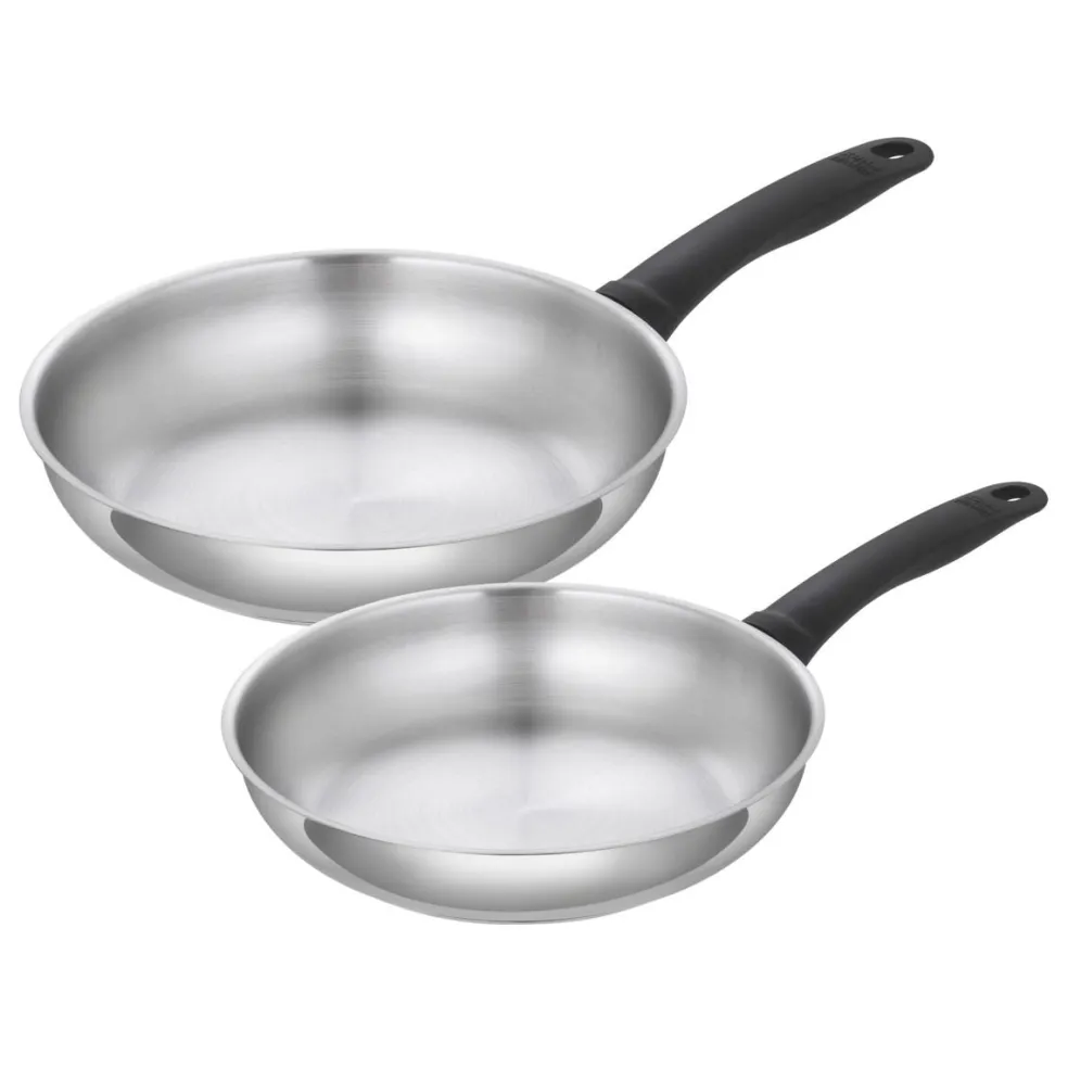 Set de 2 sartenes de acero inoxidable Classic Kuhn Rikon