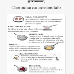 Set de 2 sartenes de acero inoxidable Tricapa 3-PLY Le Creuset