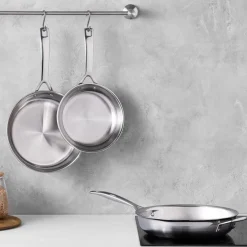 Set de 3 sartenes de acero inoxidable Tricapa 3-PLY Le Creuset