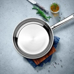 Set de sartén inox y sartén antiadherente con exterior inox Devil WMF