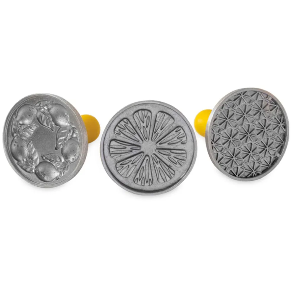Set de 3 sellos para galletas Citrus Nordic Ware