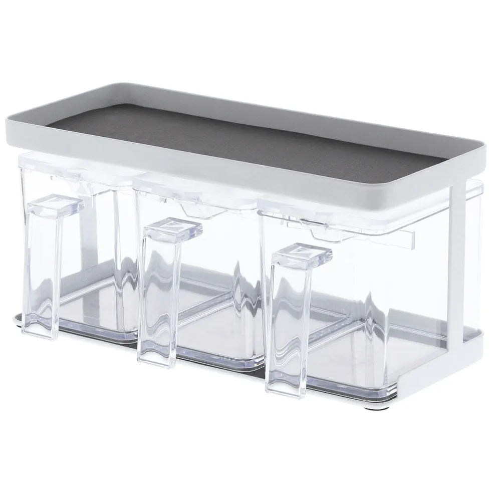 Set de Stand Organizador con 3 botes Yamazaki